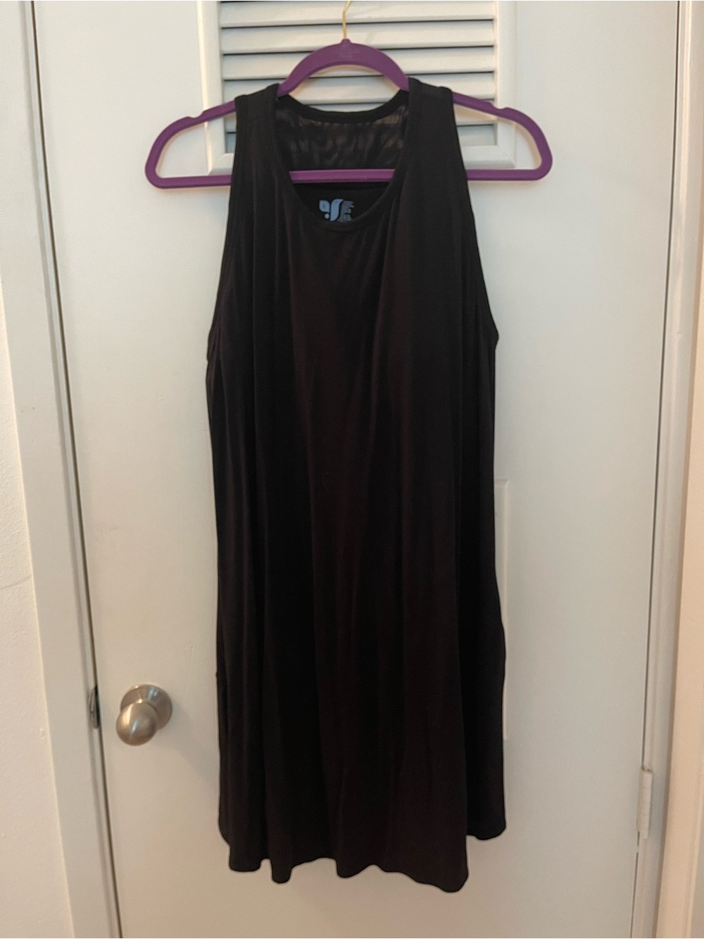 Cupshe Black Swing Tank Dress